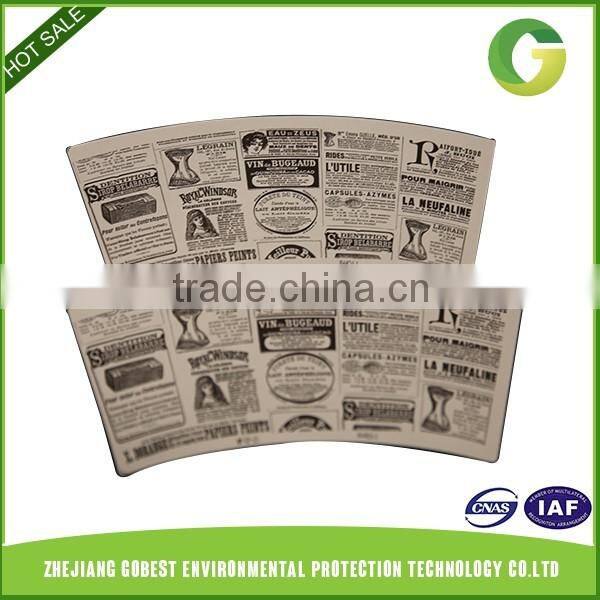 GoBest No Minimum Heavy pe coated paper cup fan with Cold Water