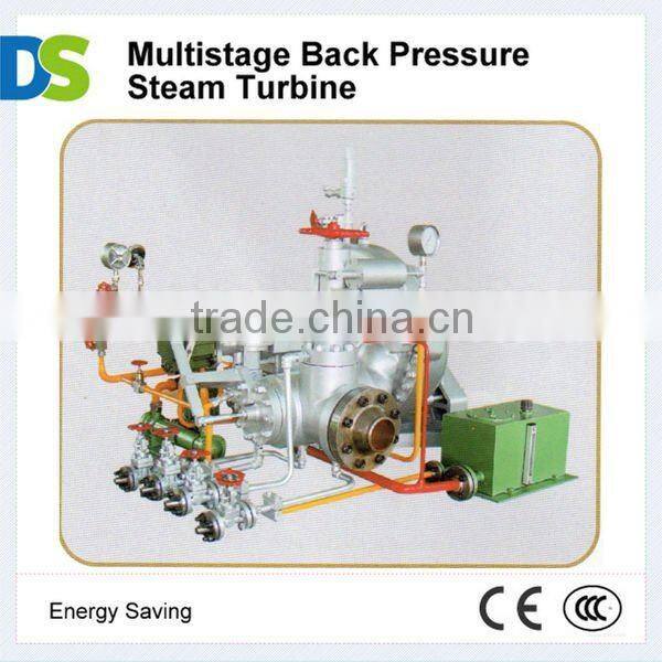 Multistage Back Pressure Steam Turbine