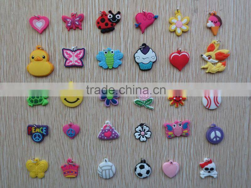 Cute Colorful Loom Charms Bands Rubber Pendant Bracelet Making DIY Crafts