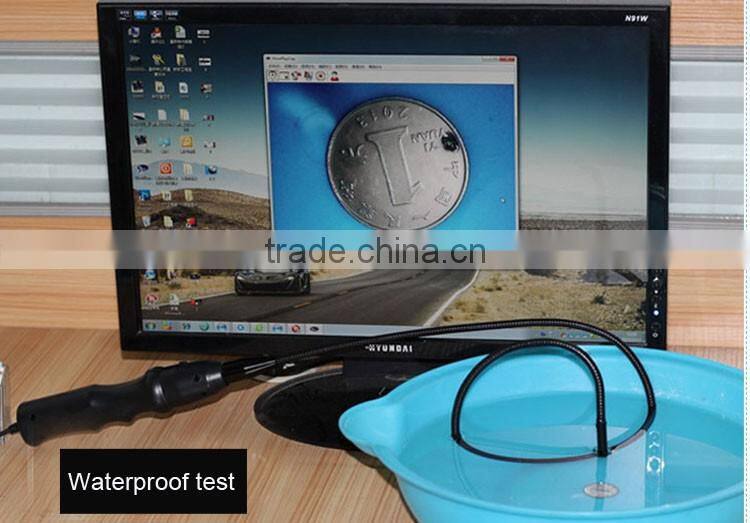 protable dia 10mm waterproof handle usb borescope endoscope inspection sanke camera
