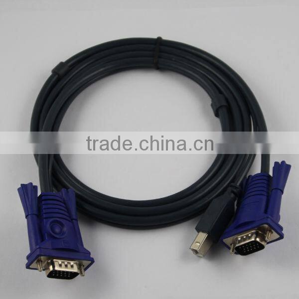 1.5m cable KVM system VGA to VGA usb printer adapter