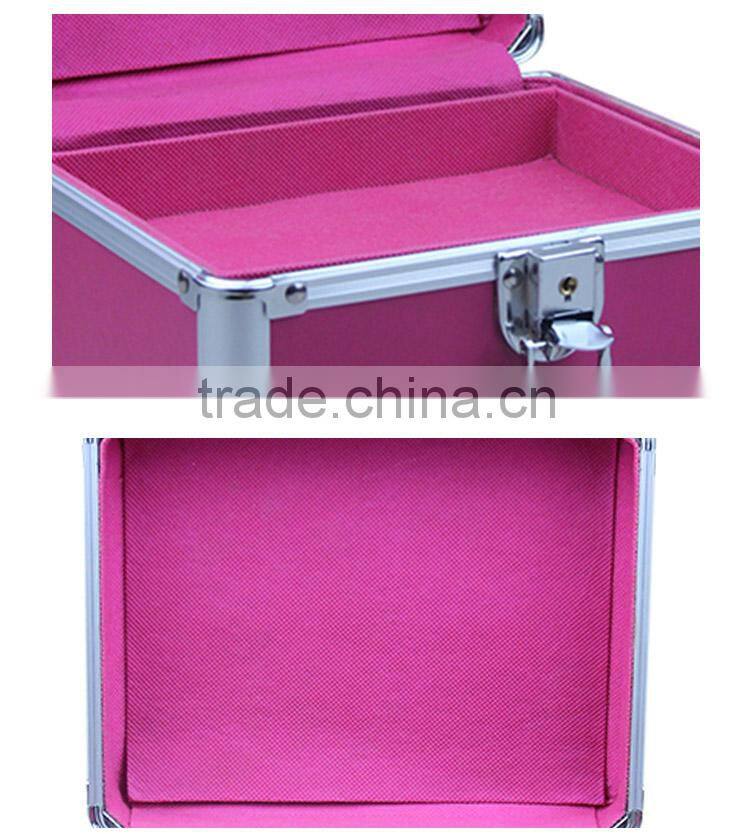Keifai Customizable Portable Purple Plain PVC Custom Jewelry Box