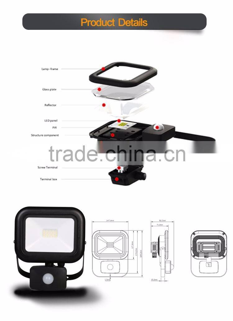Smart 20W Sensor LED Floodlight