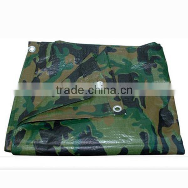 Camouflage type printable tarpaulin for cover or camping sheet