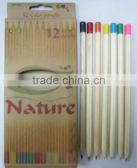 wooden colour pencil set