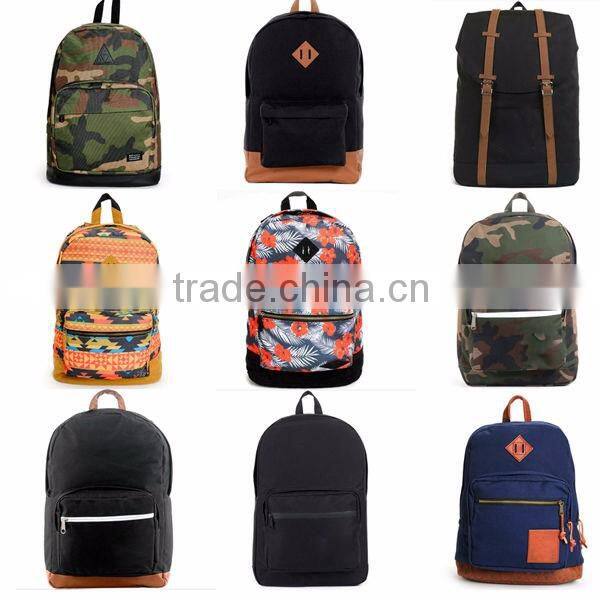 Fashion Style Canvas Wholesale Laptop Backpack