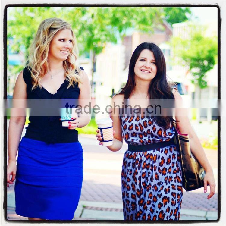 popular 2015 hot sell Reusable Neoprene Cup Sleeve Custom Coffee Cup Sleeves paper cup sleeve