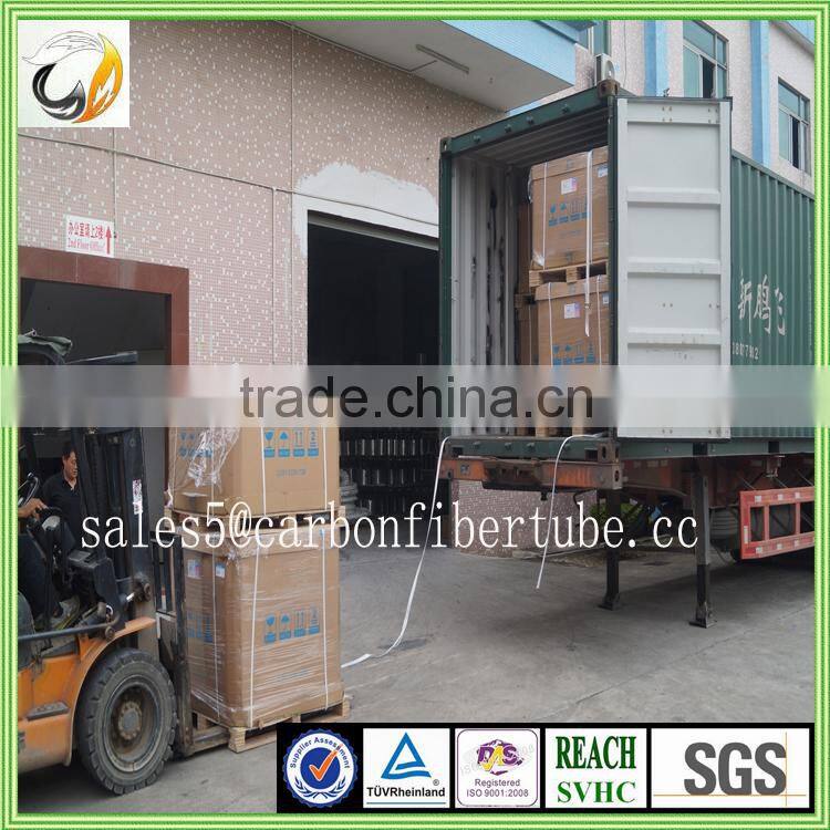 High quality carbon fiber pipe of high glossy