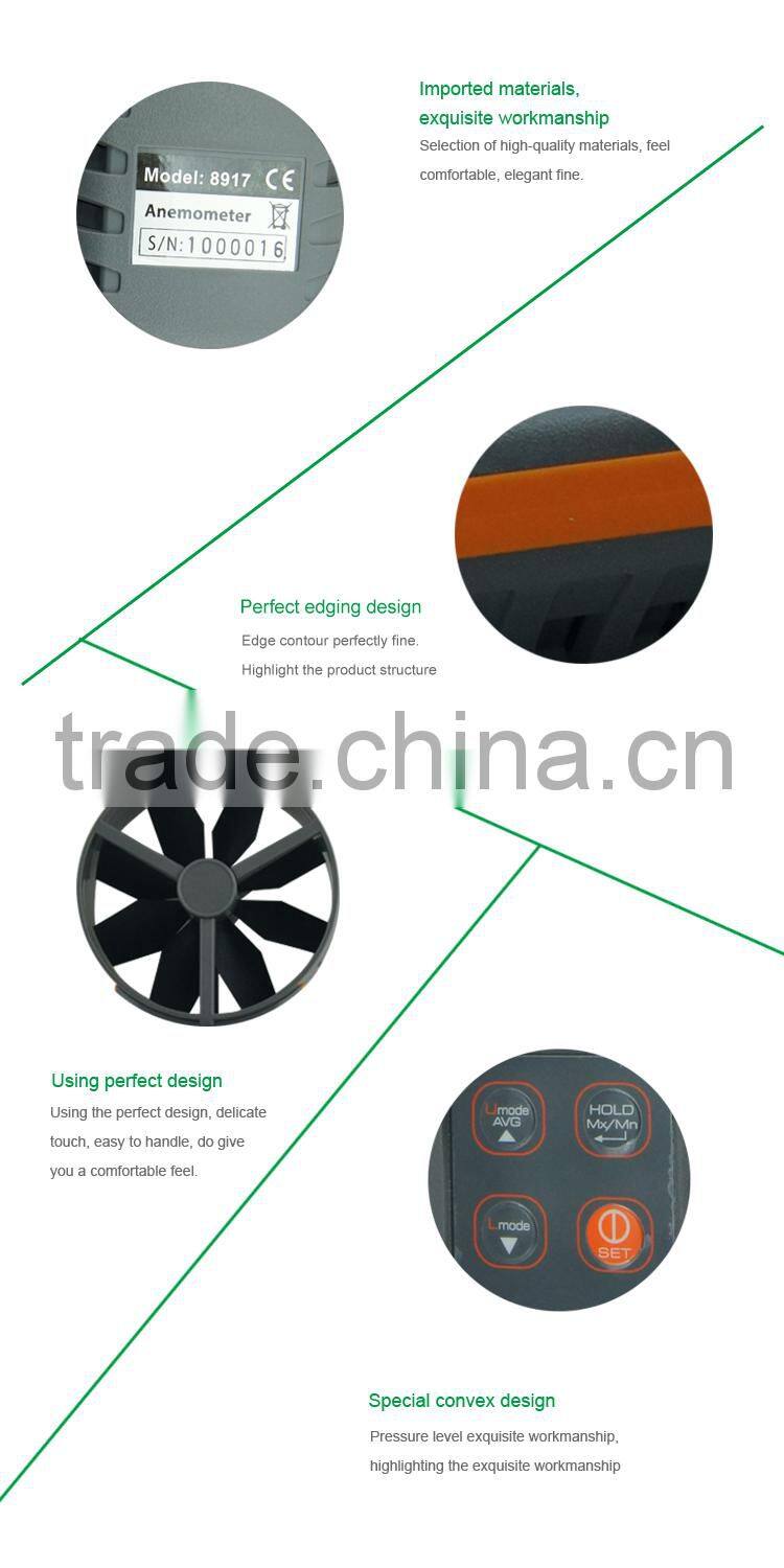 Wind Speed Wind Range Temperature Humidity DP Measurement Digital Anemometer Price Meter