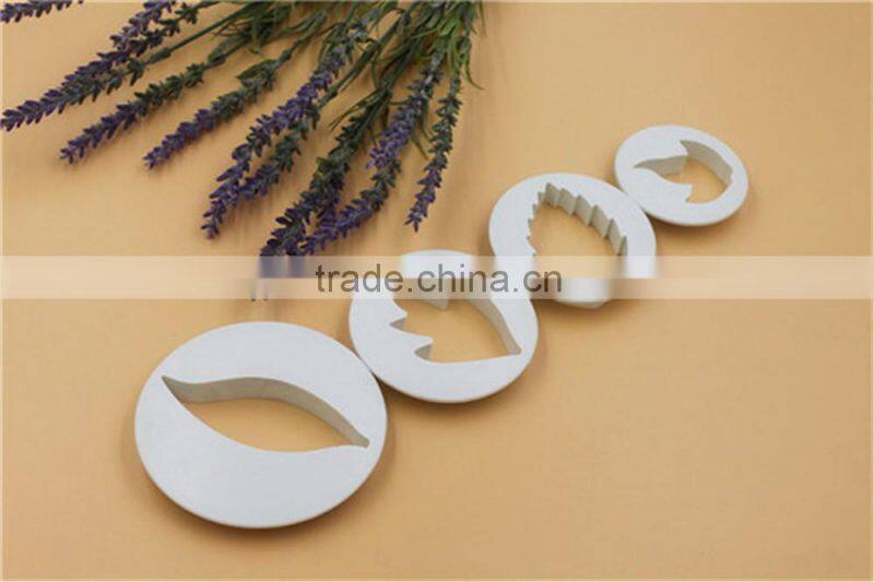 Fashion fondant cake insects patterns plastic sugarcraft plunger cutter sets