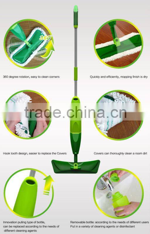 Spray Mop With Removable Water Bottle