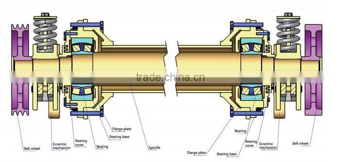 Durable vibrating screener/sand extracting machine for coal