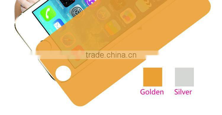 mobile phone accessories 0.33mm round edge tempered mirror glass screen protector for iphone 6
