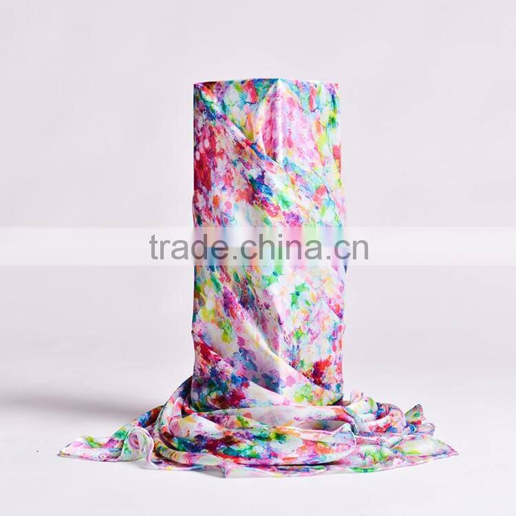 Customer Design Print Silk Scarf