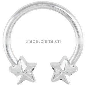 Star Surgical Steel Circular Barbell - 14G nose Body jewerly