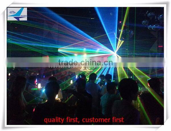 Disco dj rgb full color animation laser light dmx laser rgb 3w