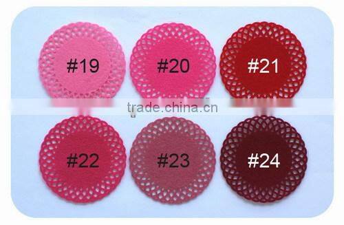 felt doily , handmade felt sticker, scrapbooking sticker, layered sticker , flower felt sticker