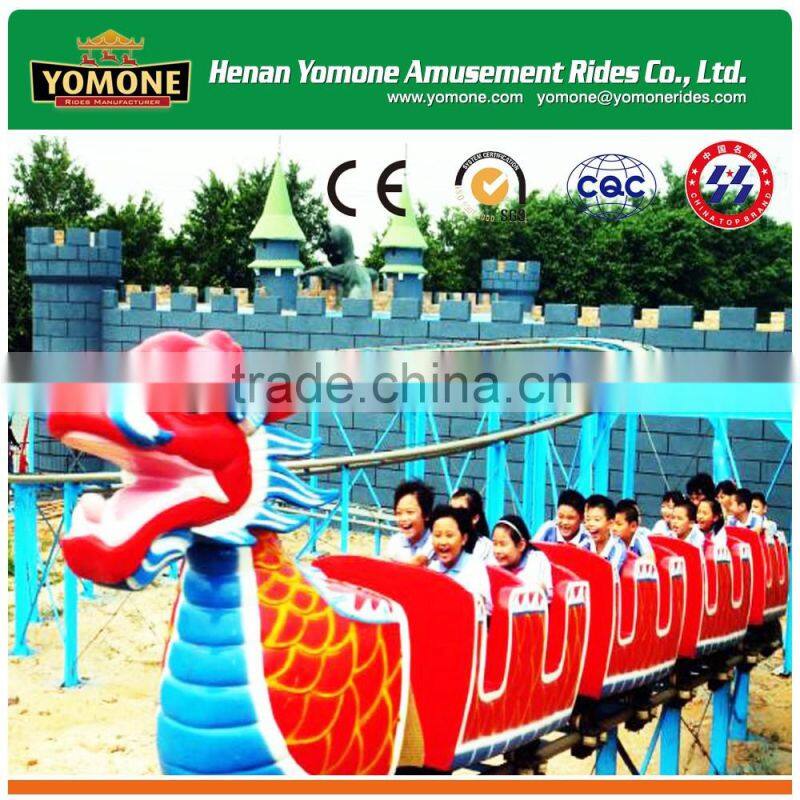 Steel playground material amusement rides slide roller coaster for sale