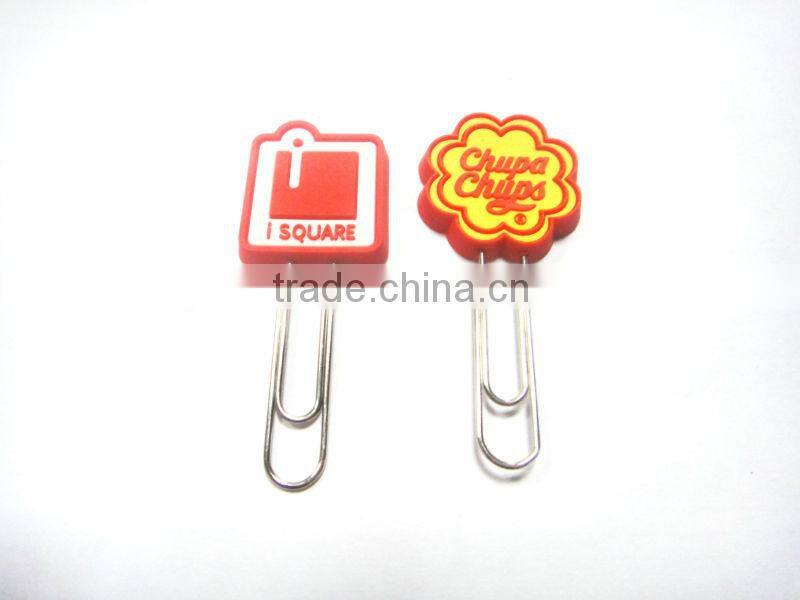 Fashion 3d Soft Pvc Book Mark