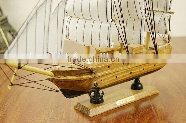 wooden ship model
