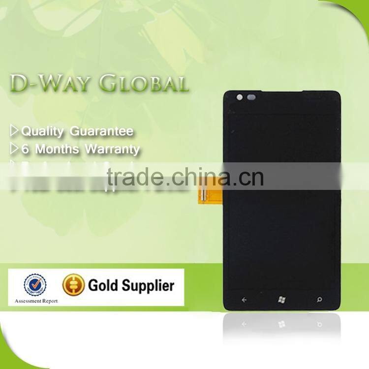 Wholesale price original lcd screen display digitizer with frame for Nokia Lumia 900 lcd
