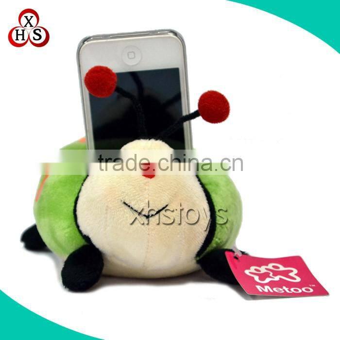 Lovely plush stuffed pig animal car wall cell phone holder