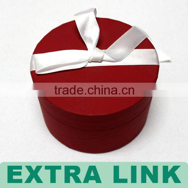 paper red tube for gift box packaging with custom printed