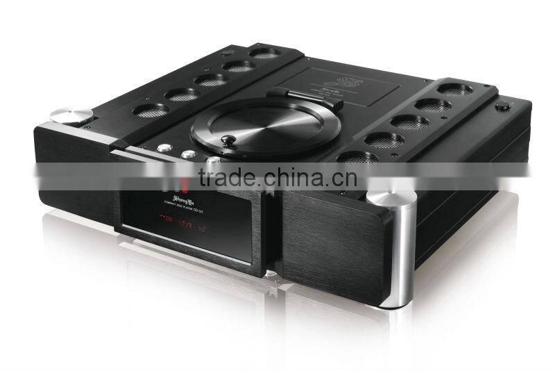 Top open type advanced design balanced transmission amplification classical cd player compact disc player