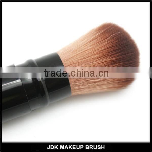 Retractable Blush brush, Double End Retractable Brush, Travel Brush with cap
