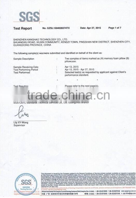 Memory foam pillow u shaped travel neck pillow for neck protection