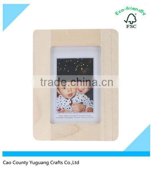 Customized Wood Material Photo Frame Good Wood Photo Frame
