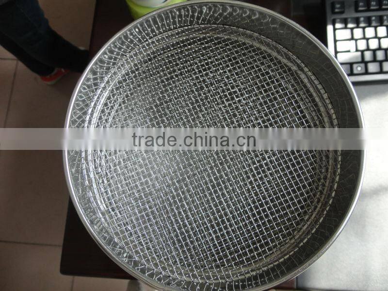 Stainless Steel SS 304 316 316L Aluminum Copper Brass Test Lab Soil Powder Sieve