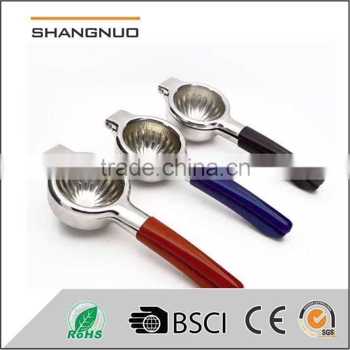 2017 Stainless Steel Lemon Squeezer citrus juicer with TPR handle