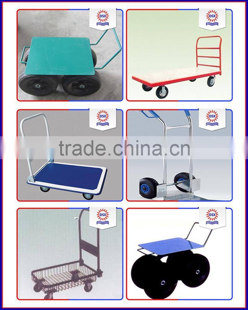 China Products Small Mobile Storage Flat Panel Tool Cart Garden Trailer