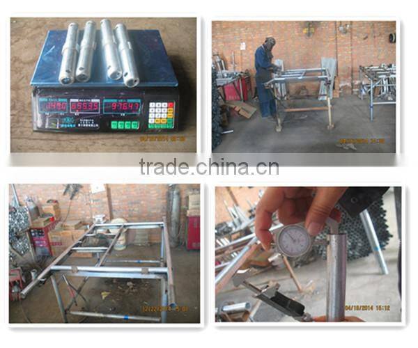 China Standard Drop Lock Ladder Frame Scaffolding
