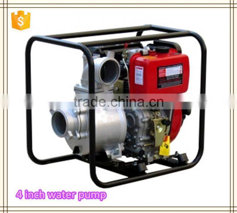 4 inch patent 186F 9hp diesel engine water pump