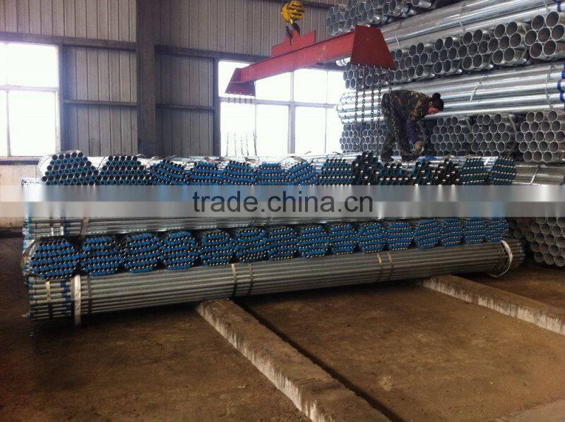 Low Carbon bs 1387 GBT3091 Q195 Q235 Q345 Hot Galvanized Welded Steel Pipe