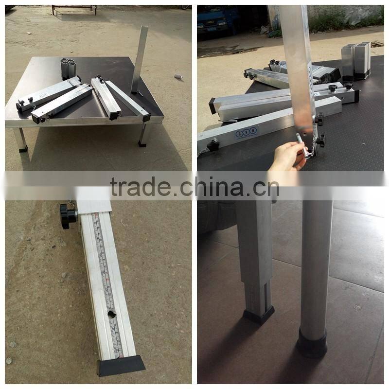 4ft by 4ft portable simple stage square four legs To Montenegro market