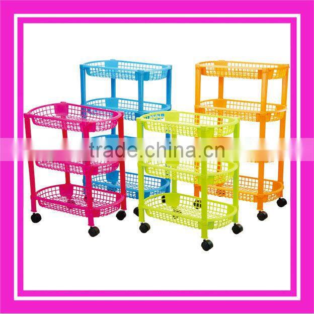 plastic display rack/kitchen plastic rack