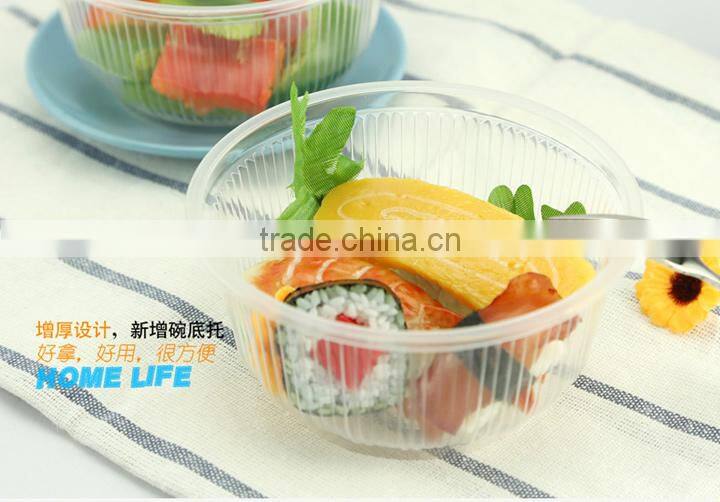 transparent plastic one off bowl box food take out packing box 360ML