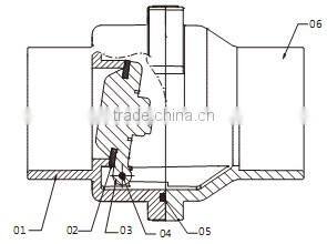 UPVC Swinging check valves DIN PN10/ Swinging check valves