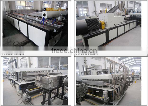 High output PVC PE corrugated pipe extrusion line / corrugated pipe machine