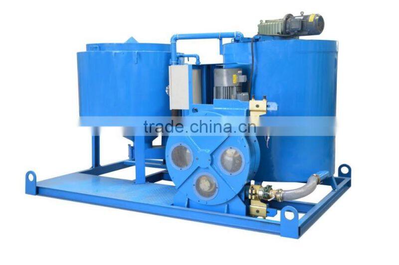 LGP800/1200/130H-E electric mixer agitator grout pump station