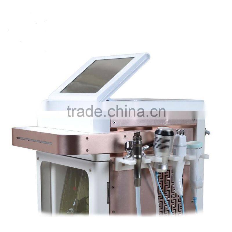 2017 Hot sale high quality hydro dermabrasion skin moisturizing spray water oxygen jet peel machine