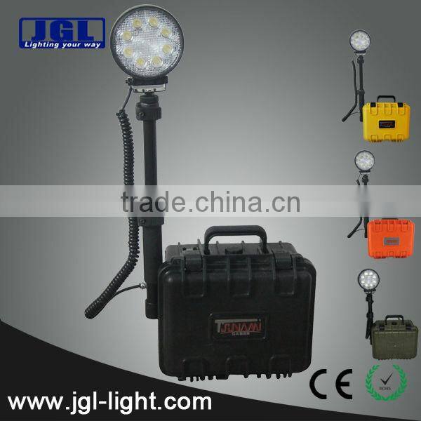 Guangzhou portable power source ems police equipment RLS-72w portable led remote area lighting system military police equipment