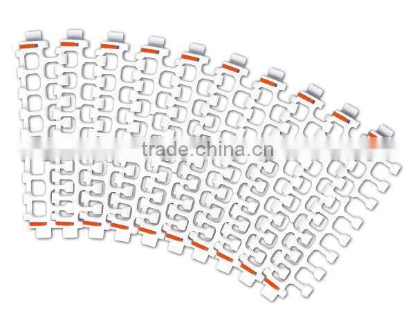 Radius Flush Grid belts 2400B,modular belts