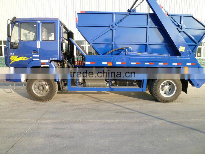 12m3 SINOTRUK 4x2 swing type garbage truck china supplier