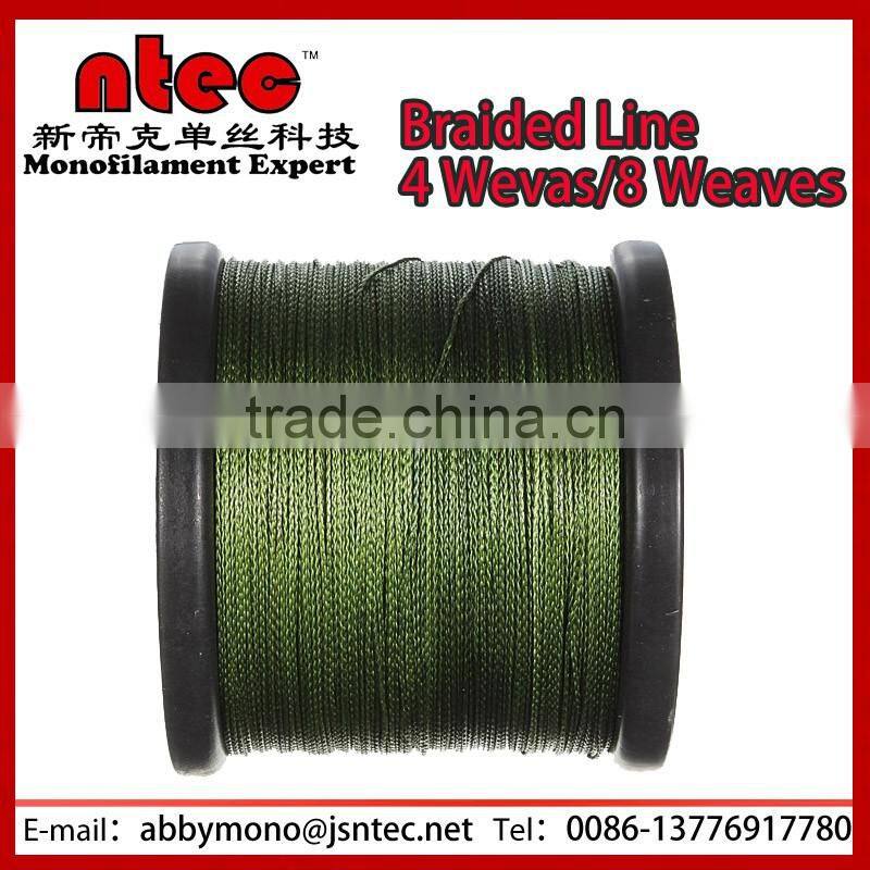 100M-2000M Army Green 6-300LB 100%PE Braid Fishing Line