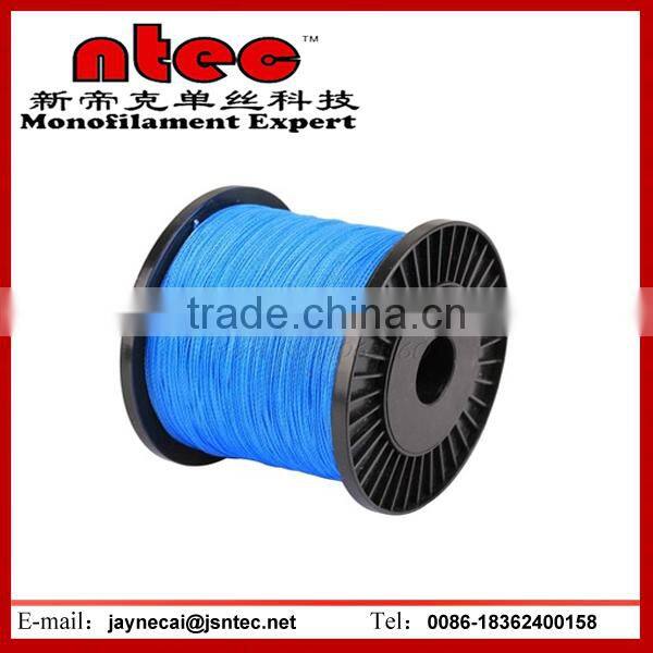 Multi-color 3/4/6/8 strands 0.12mm 1000m PE braided fishing line