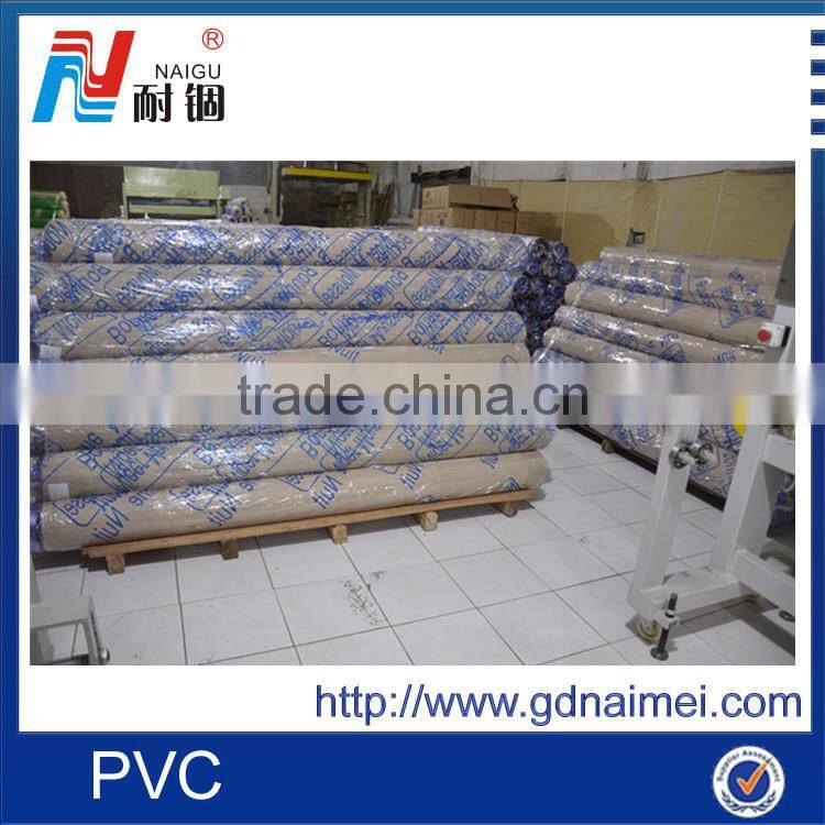 clear transparent plastic pvc packing film with logo for mattress